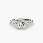 Solitaire with Shoulder Accents 2